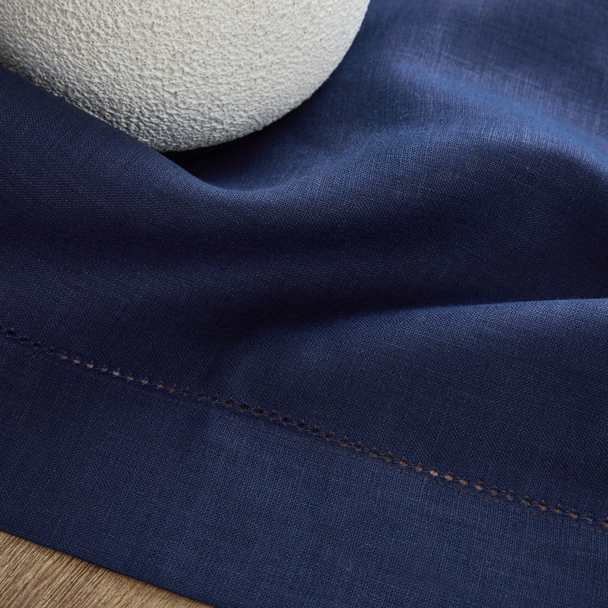 Classic Hemstitch Table Throw