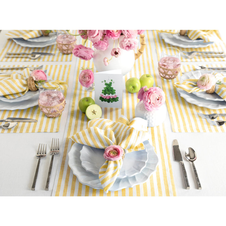 Amalfi Stripe Table Runner