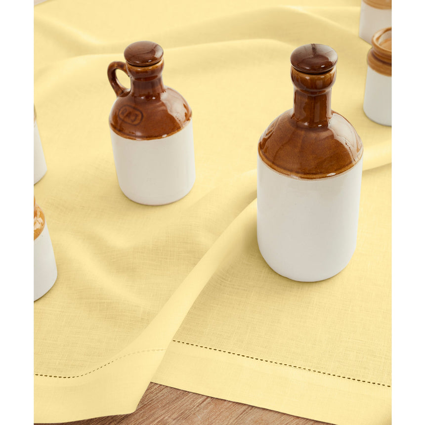 Classic Hemstitch Table Throw