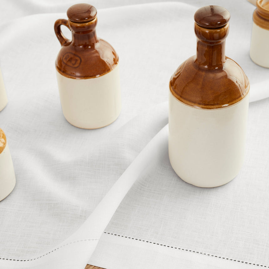 Classic Hemstitch Table Throw