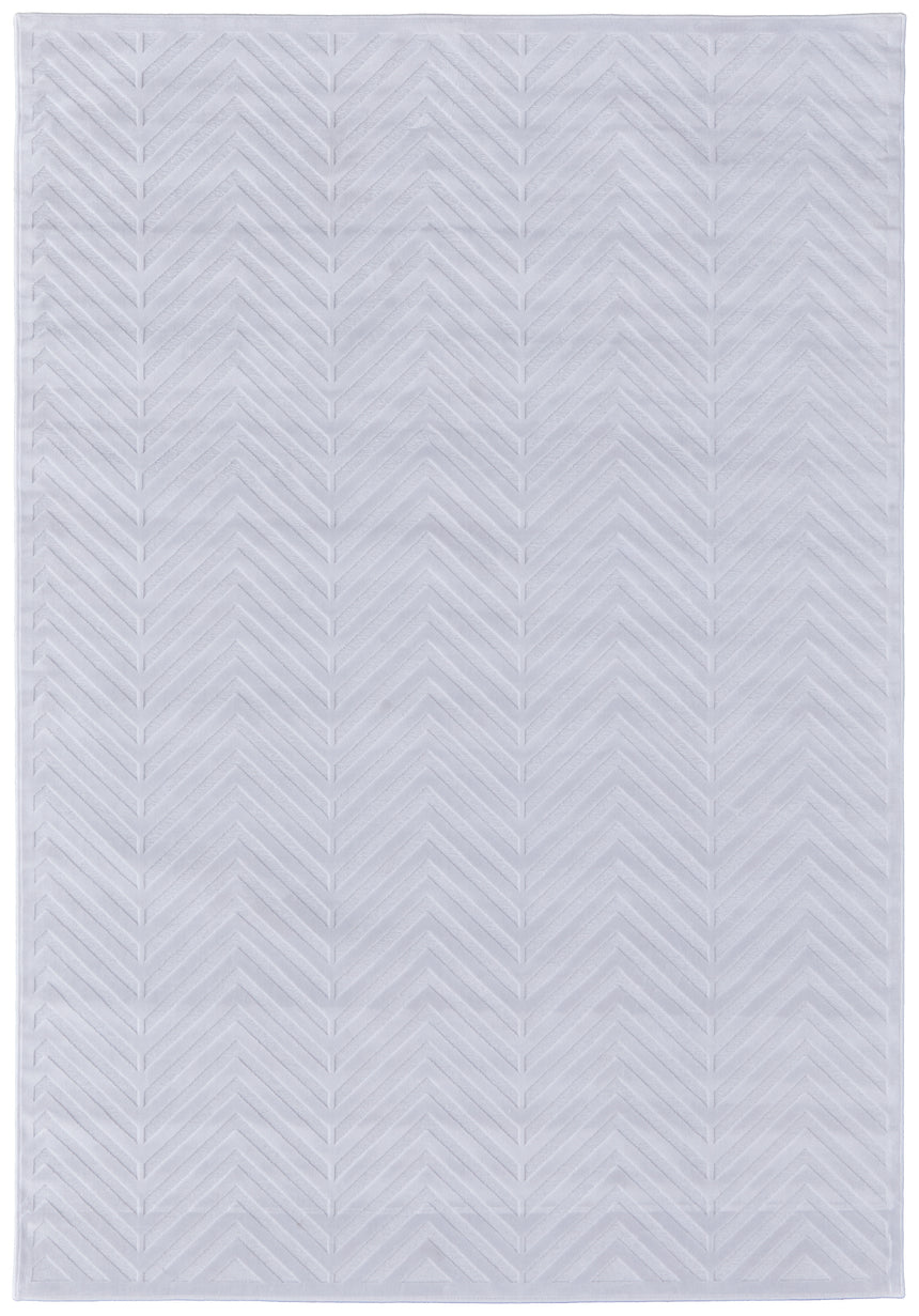 Feizy Saphir Mira Modern Geometric - White Area Rug - Clearance