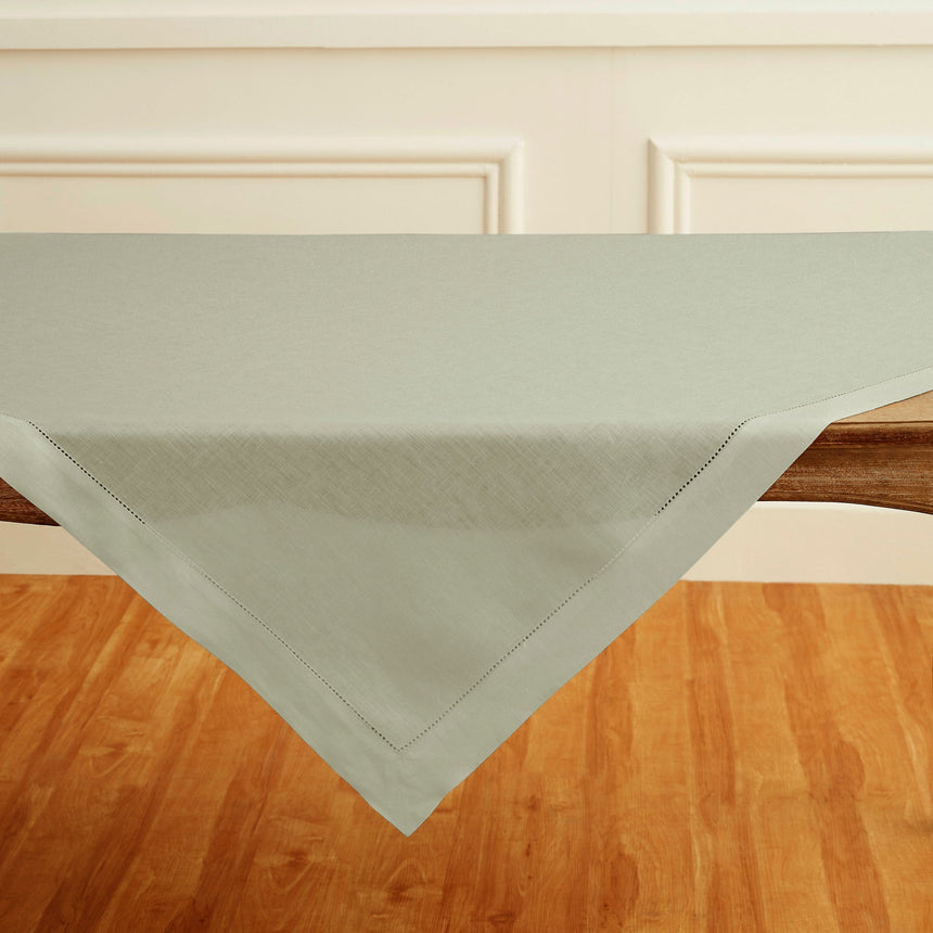 Classic Hemstitch Table Throw