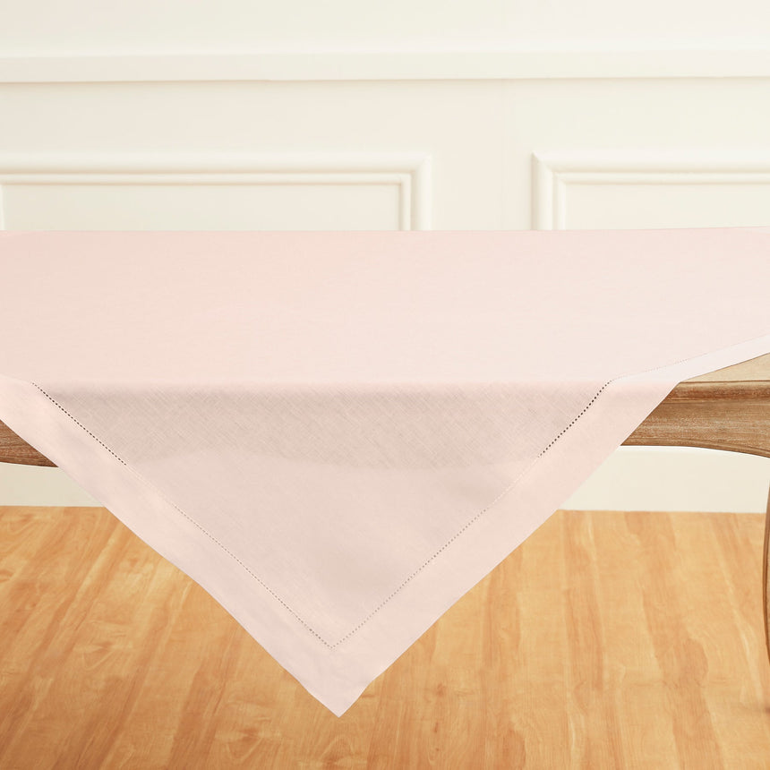 Classic Hemstitch Table Throw