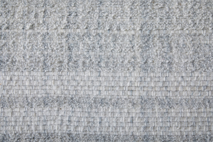 Feizy Highview Modern Stripes - Ivory/Blue Area Rug