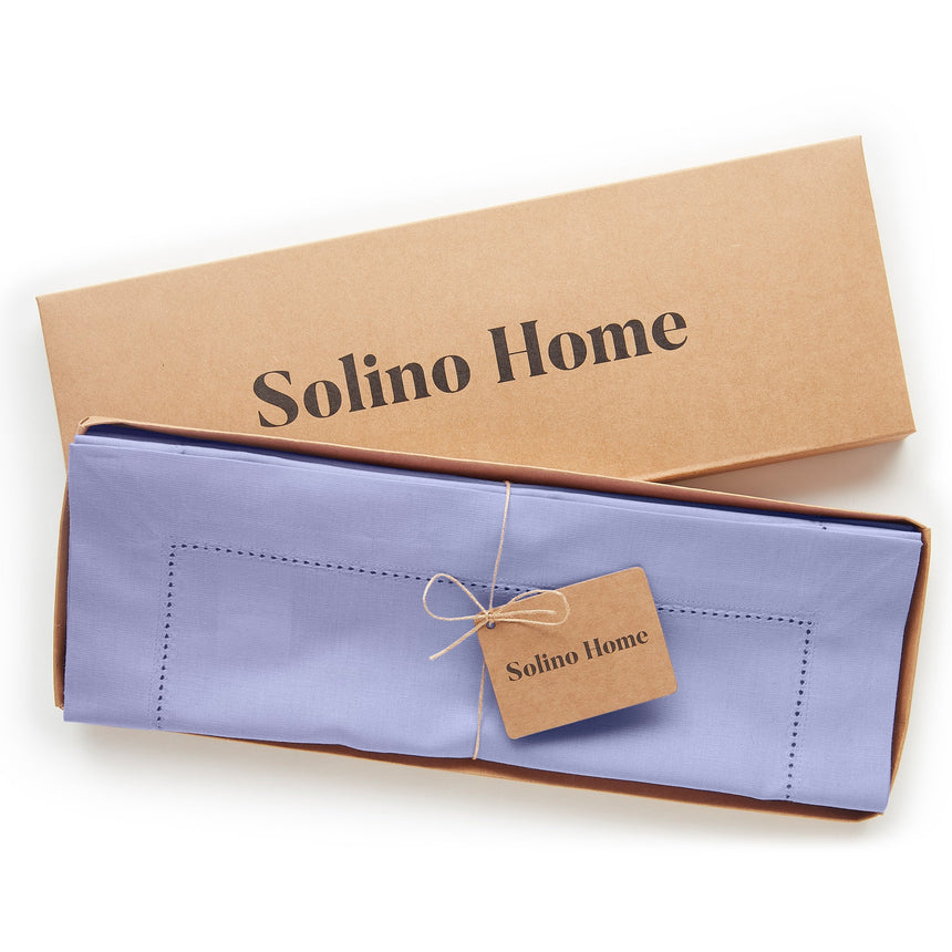 Cotton Linen Hemstitch Table Runner