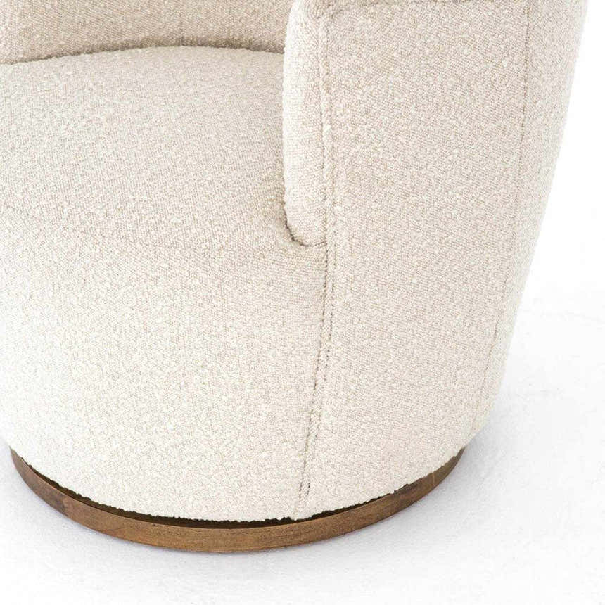 Four Hands Aurora Swivel Chair - Knoll Natural