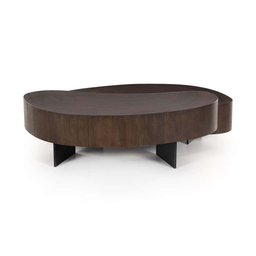 Four Hands Avett Coffee Table Set - Smoked Guanacaste Oyster