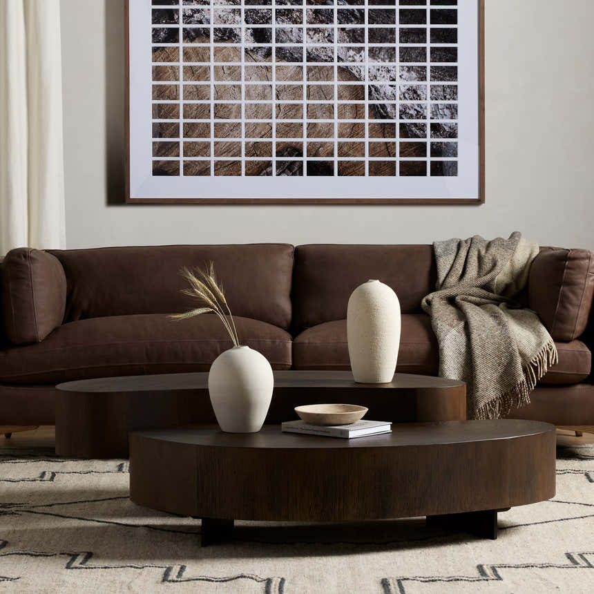 Four Hands Avett Coffee Table Set - Smoked Guanacaste Oyster