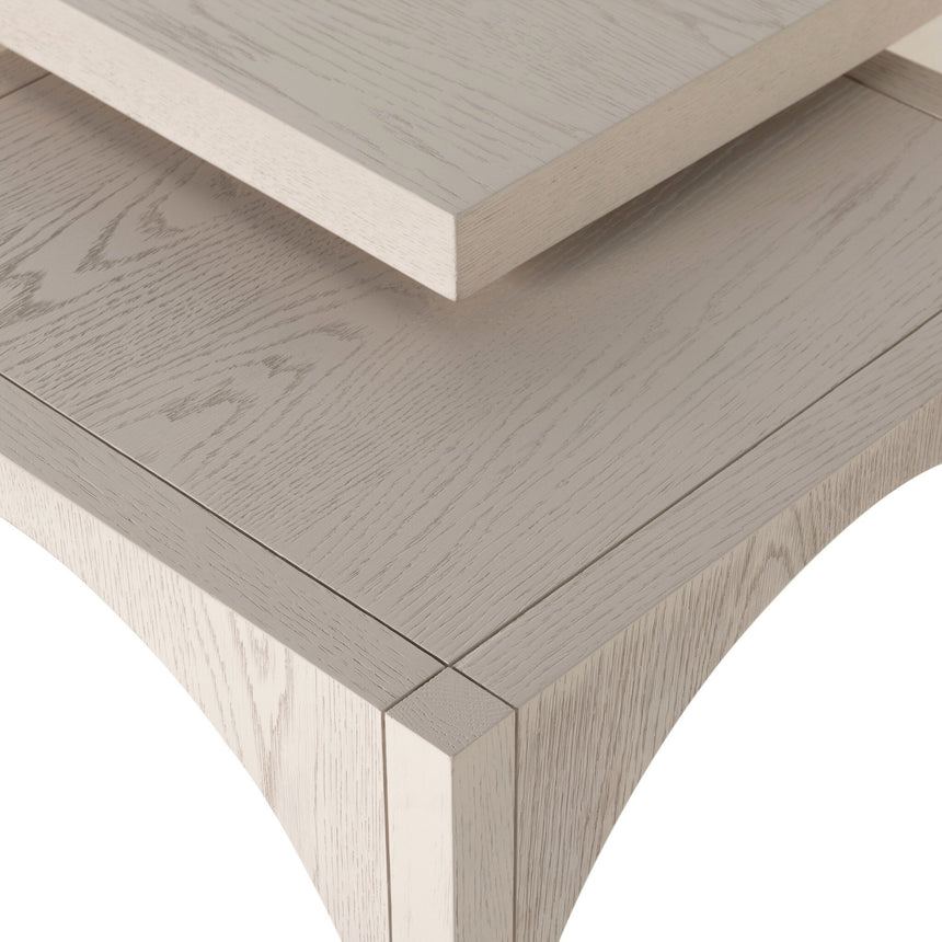 Four Hands Amara Coffee Table - Off White Oak