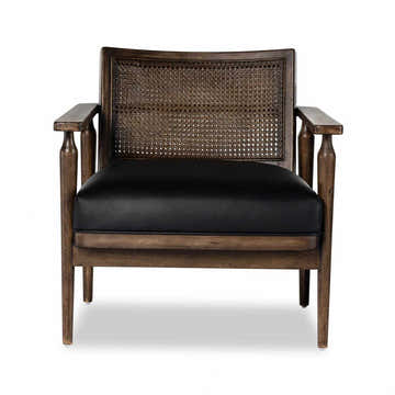 Four Hands Black Kensington Accent Chair