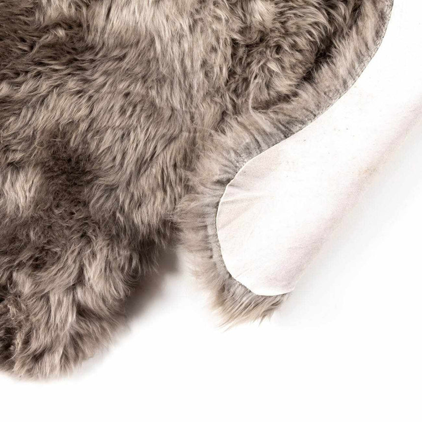 Four Hands Lalo Ombre Sheepskin Rug - Light Grey Ombre