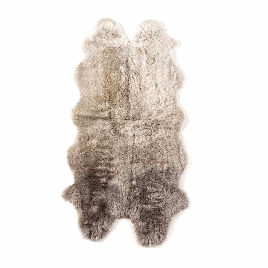 Four Hands Lalo Ombre Sheepskin Rug - Light Grey Ombre