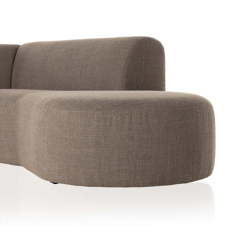 Four Hands Kipton 2-Piece Sectional - Gibson Mink