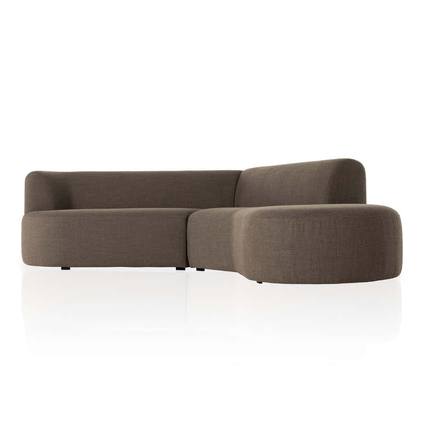 Four Hands Kipton 2-Piece Sectional - Gibson Mink