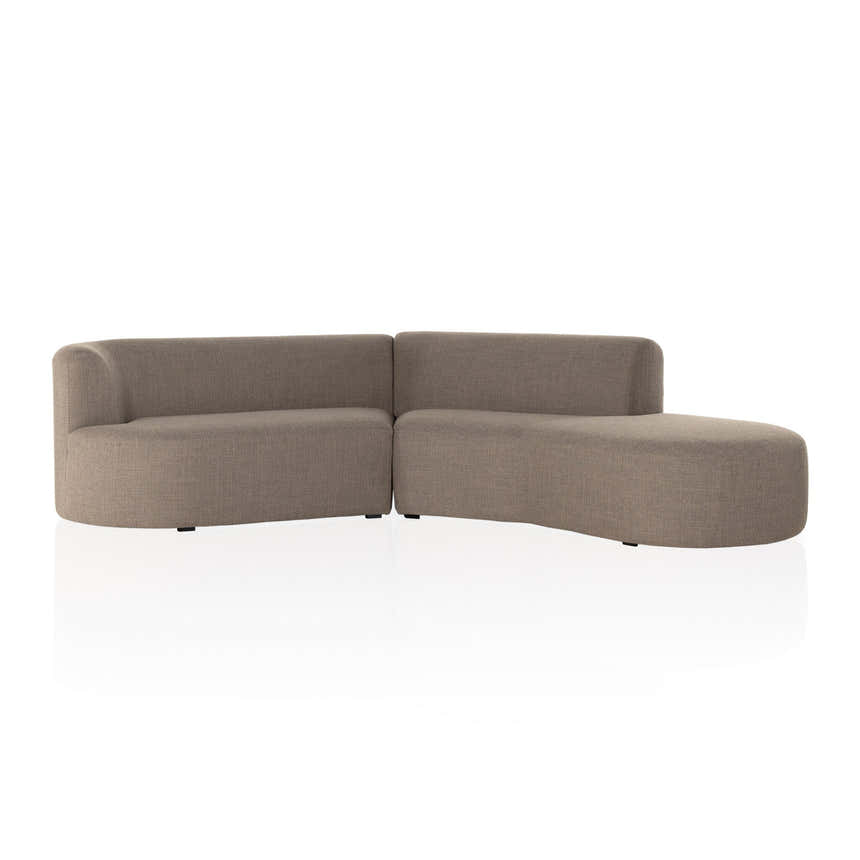 Four Hands Kipton 2-Piece Sectional - Gibson Mink