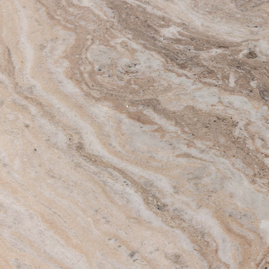 Four Hands Corbett Coffee Table - Creamy Taupe Marble