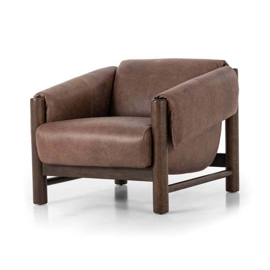 Four Hands Brown Kensington Accent Chair