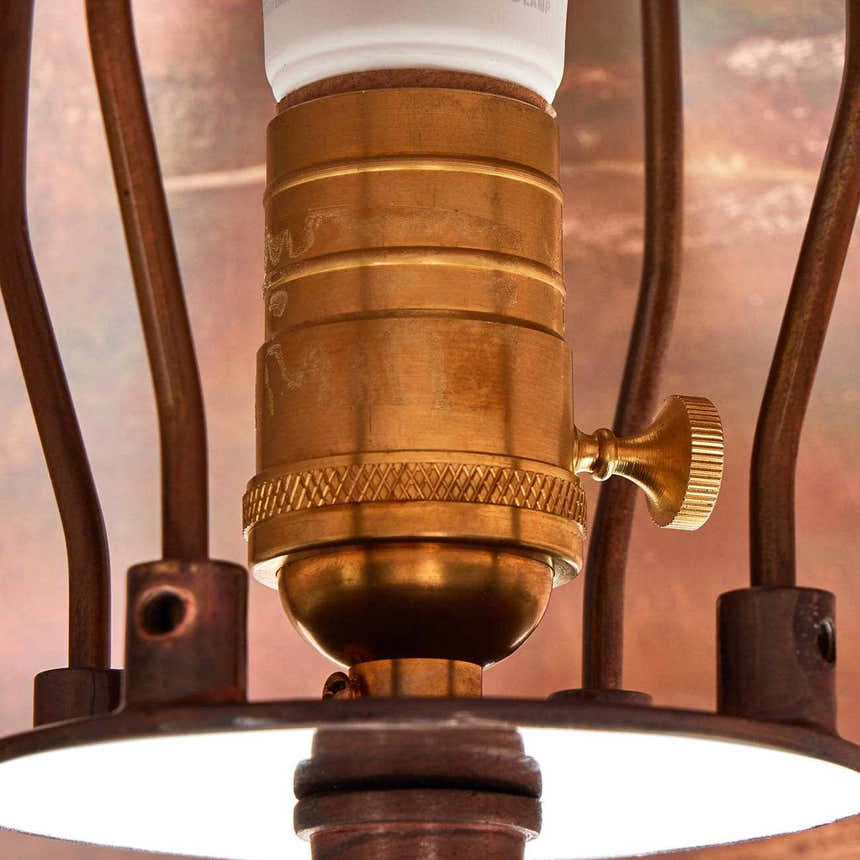 Four Hands Brown Asher Table Lamp