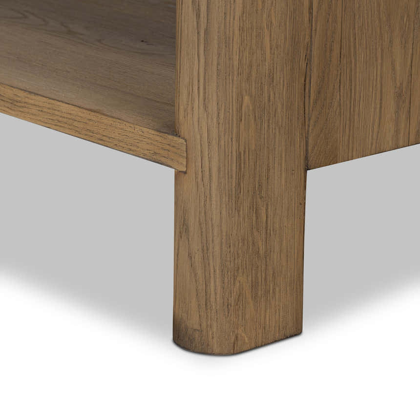 Four Hands Noeline Wide Bookcase - Worn Oak