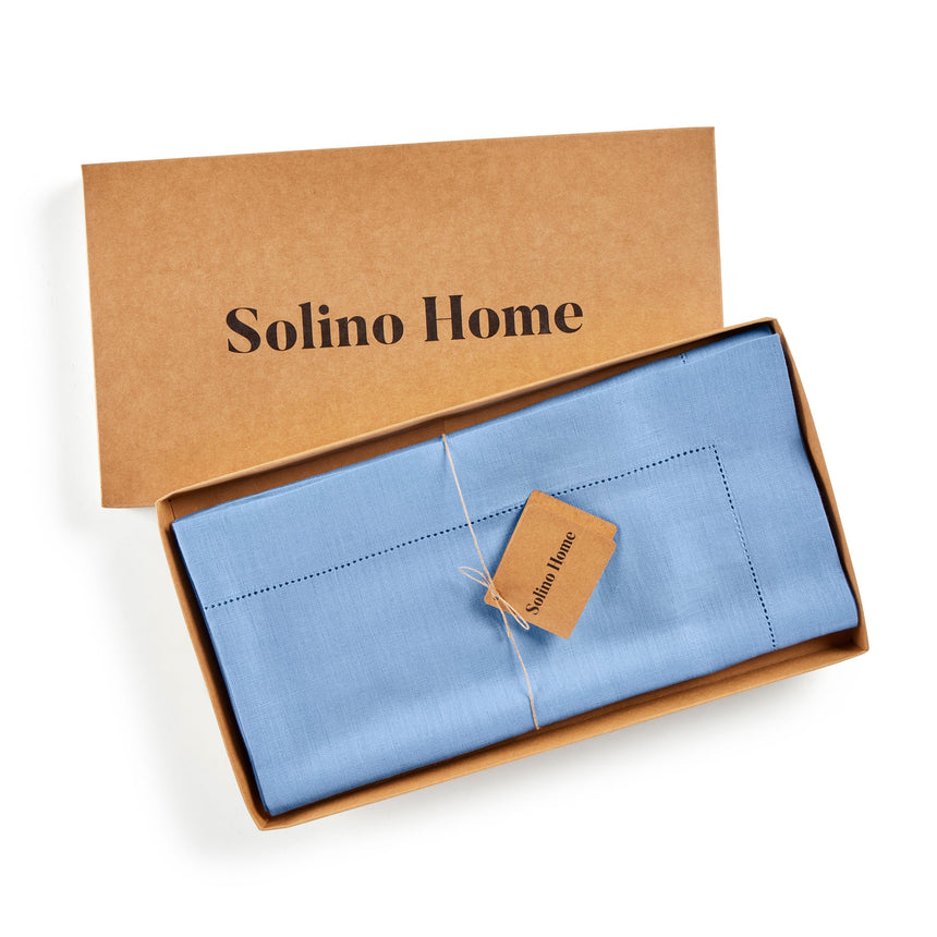 Classic Hemstitch Table Throw