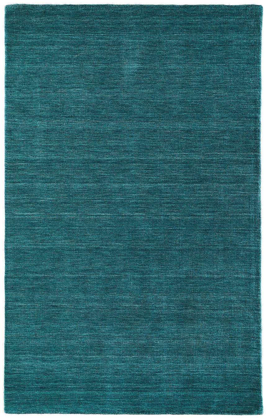 Feizy Luna Modern Solid - Blue/Green Area Rug