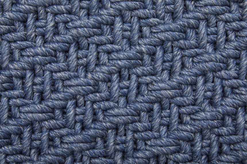 Feizy Tito Modern Solid - Blue Area Rug