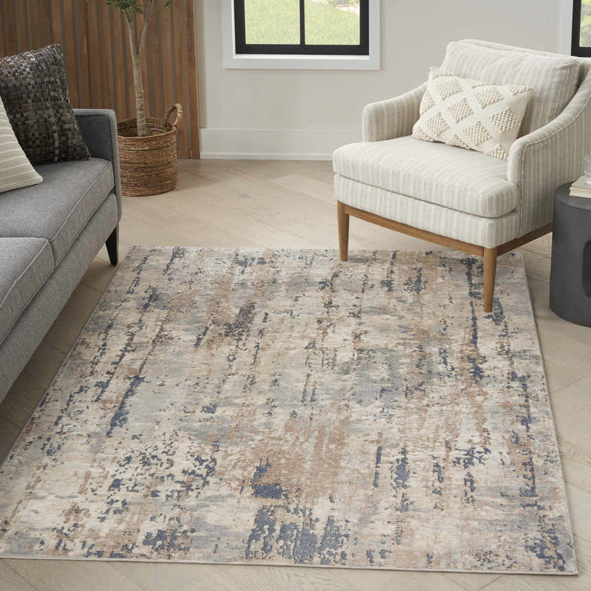 Nourison Quarry Beige Grey Modern Indoor Area Rug