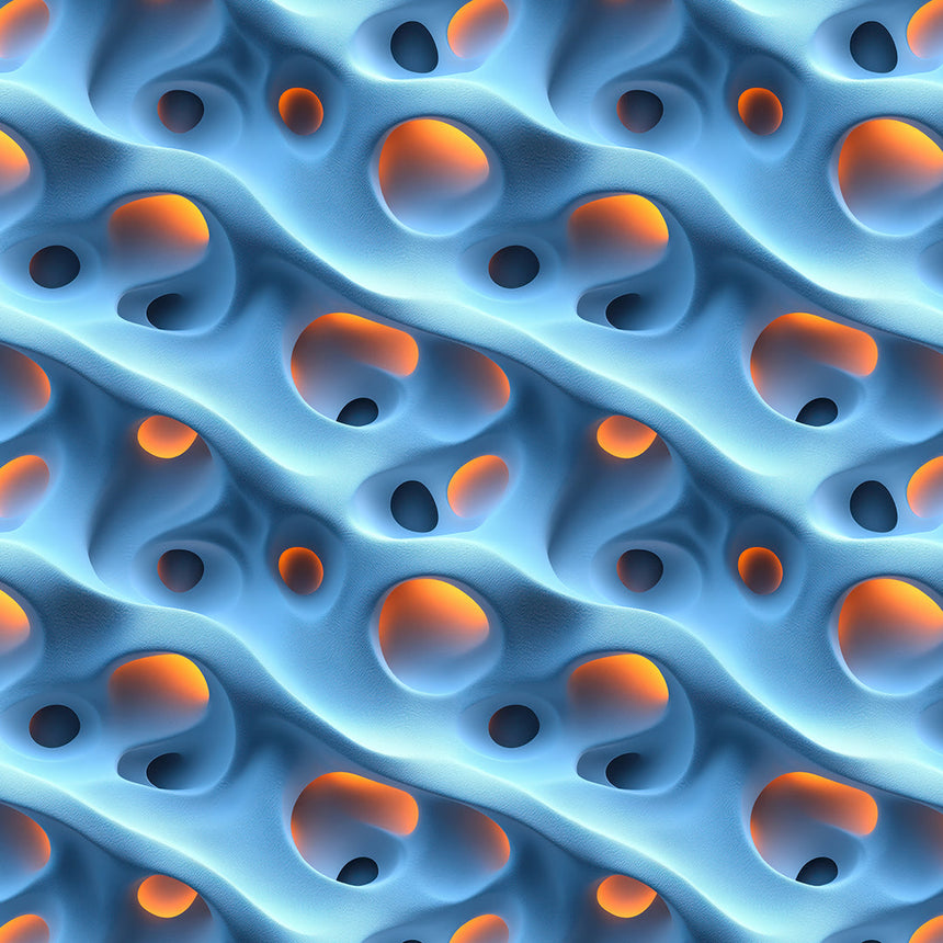 Subsurface Glow Organic Waves