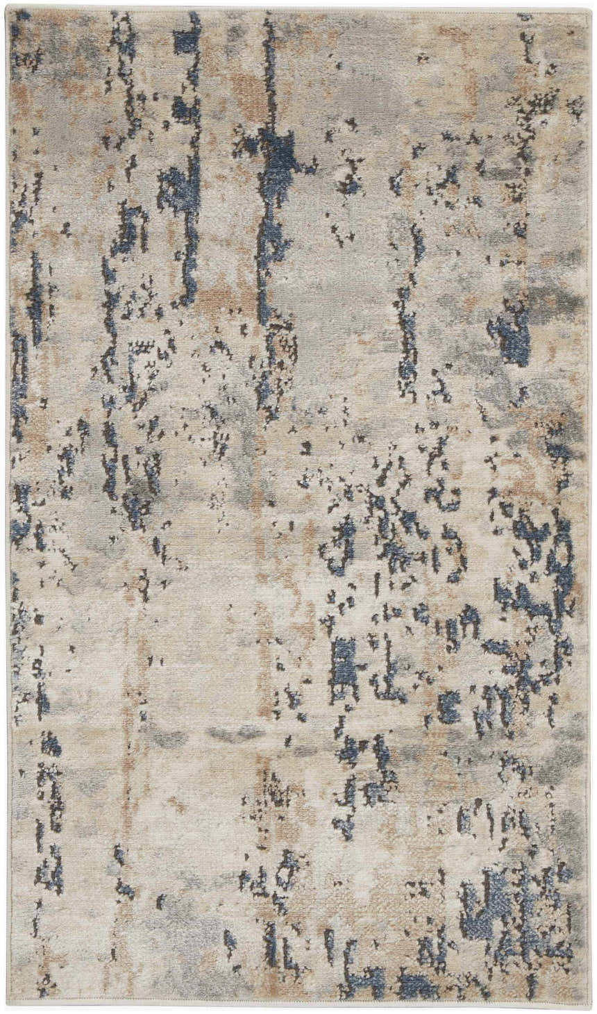 Nourison Quarry Beige Grey Modern Indoor Area Rug