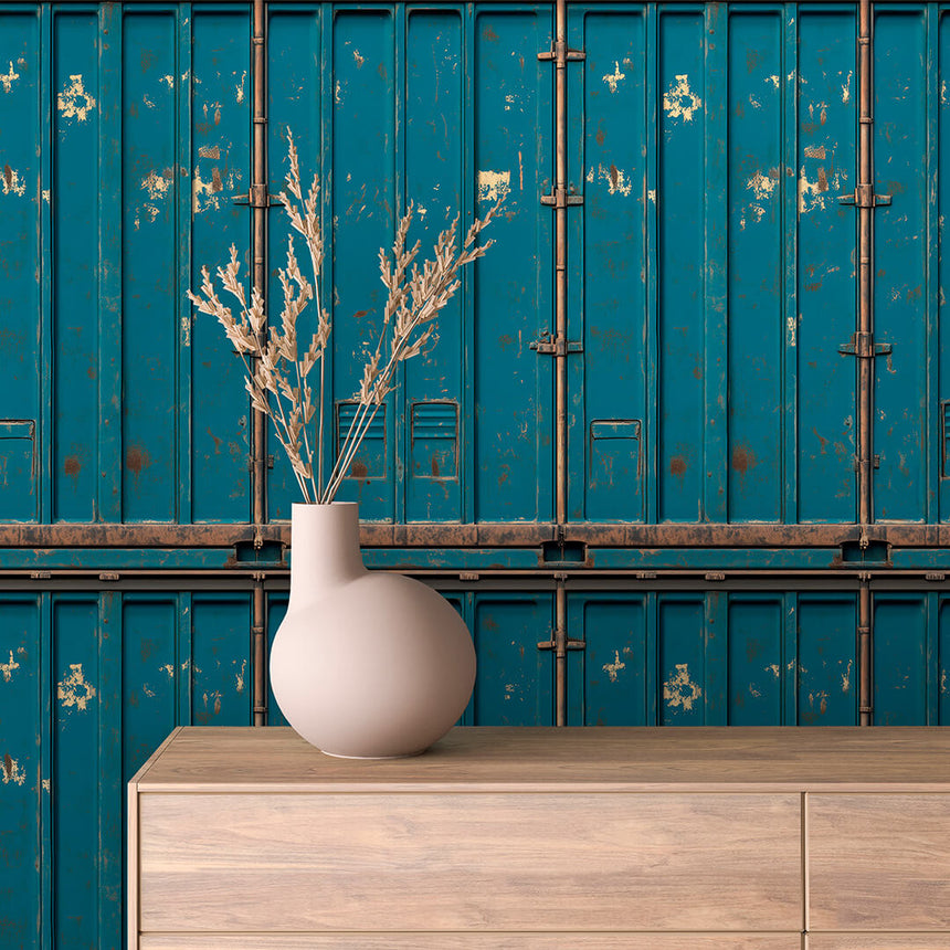 Weathered Portside Cargo Stack