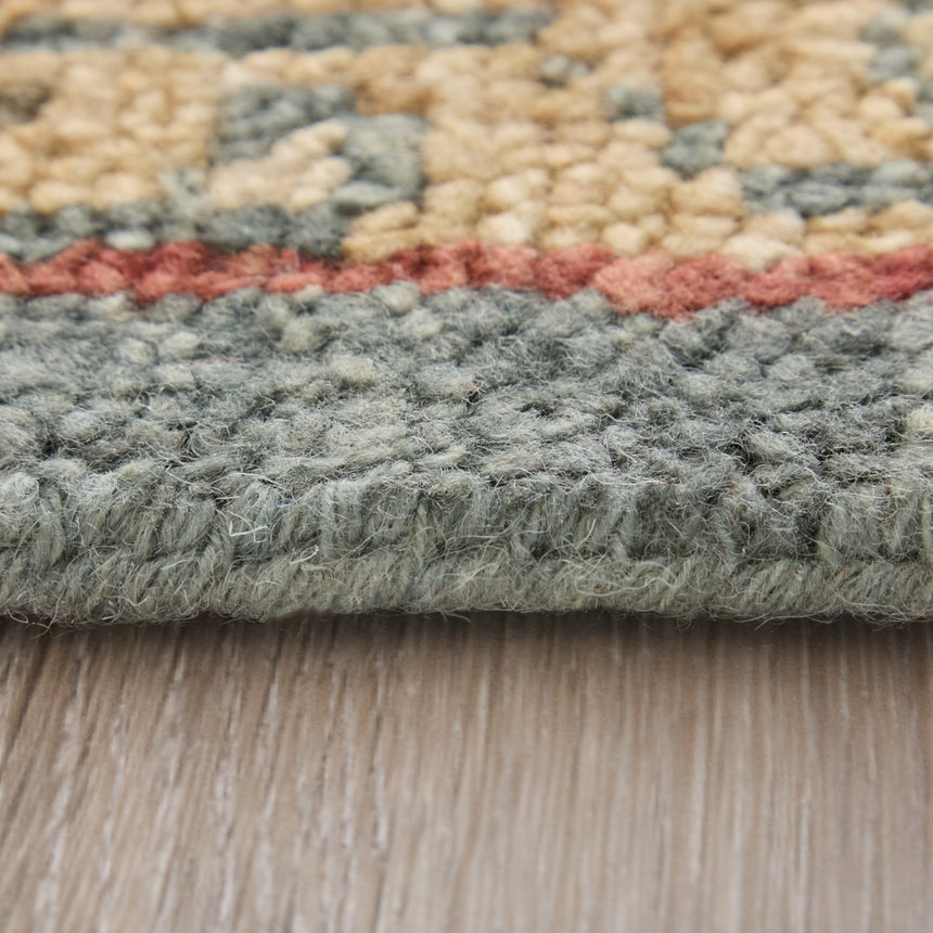 Feizy Carrington Traditional Oriental - Blue/Red/Gold Area Rug