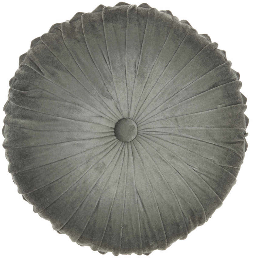 Mina Victory Sofia Pin Tuck Velv Pillow Charcoal Indoor Throw Pillow - Clearance