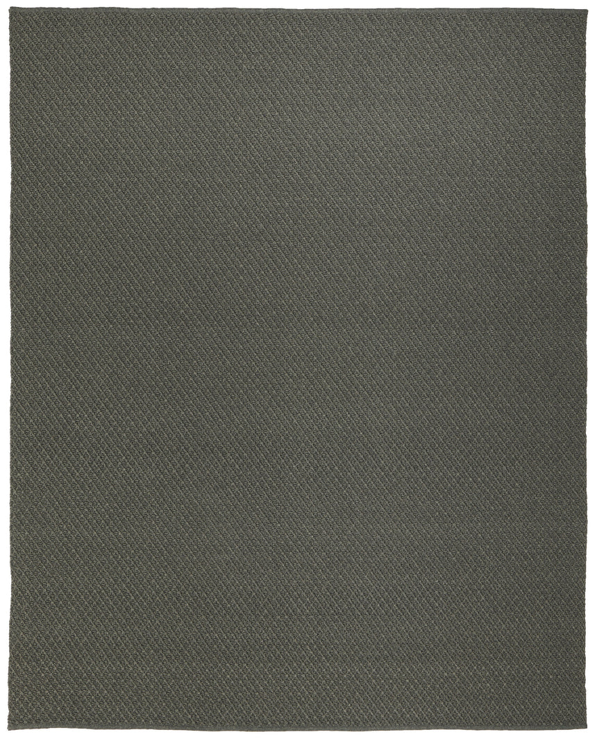 Feizy Tito Modern Solid - Green/Ivory Area Rug