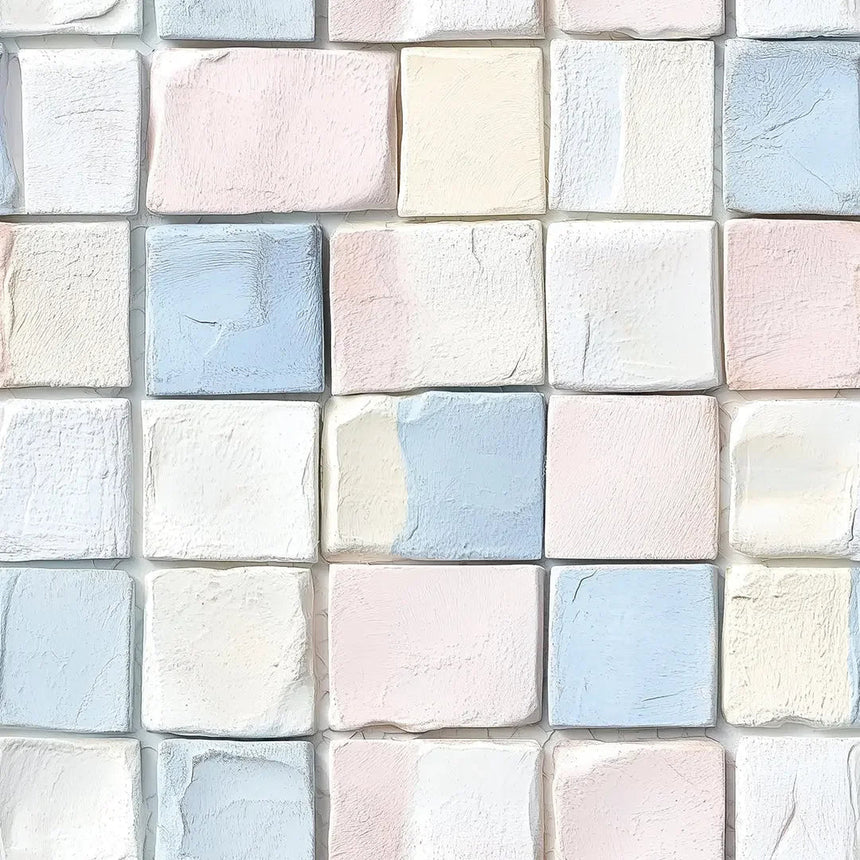 Artisan Pastel Block Mosaic