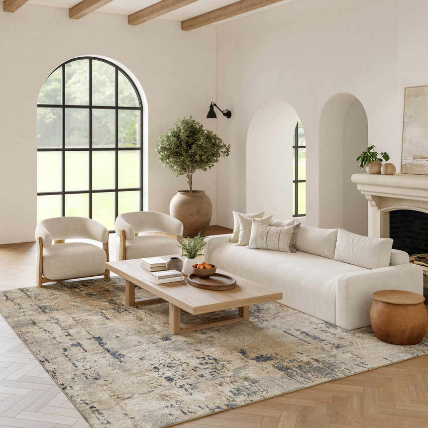 Nourison Quarry Beige Grey Modern Indoor Area Rug