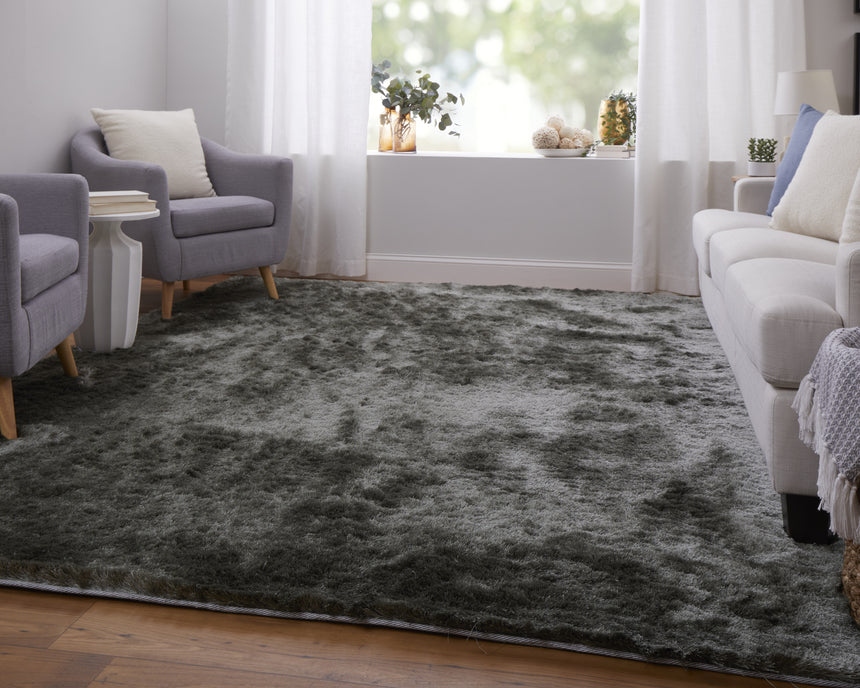 Feizy Indochine Modern Solid - Green Area Rug