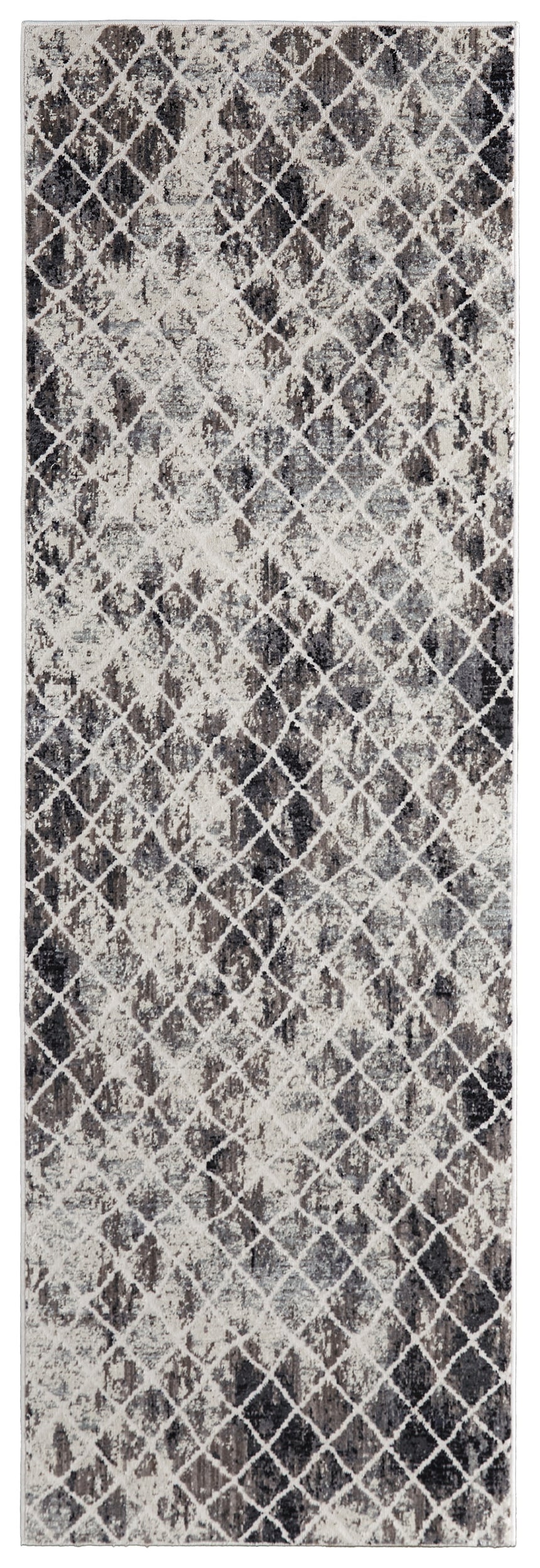 Feizy Kano Transitional Diamond - Ivory/Gray/Taupe Area Rug
