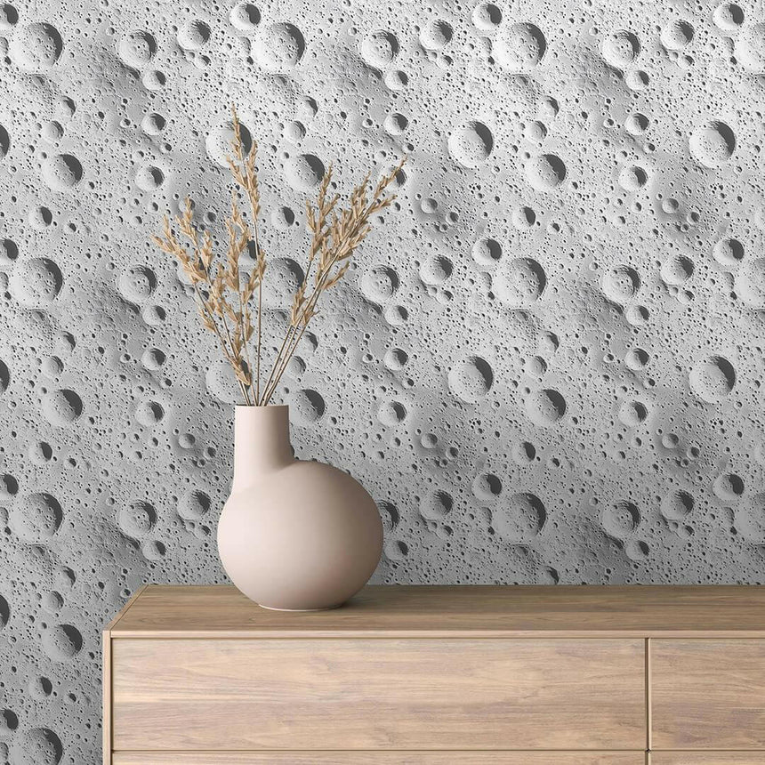 Celestial Cratered Moonscape
