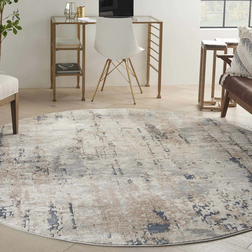 Nourison Quarry Beige Grey Modern Indoor Area Rug
