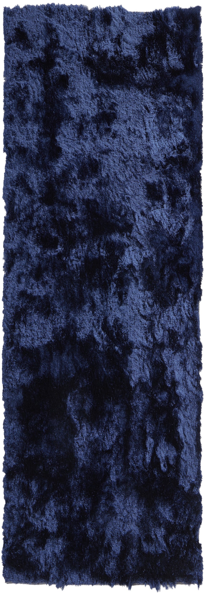Feizy Indochine Modern Solid - Blue/Black Area Rug