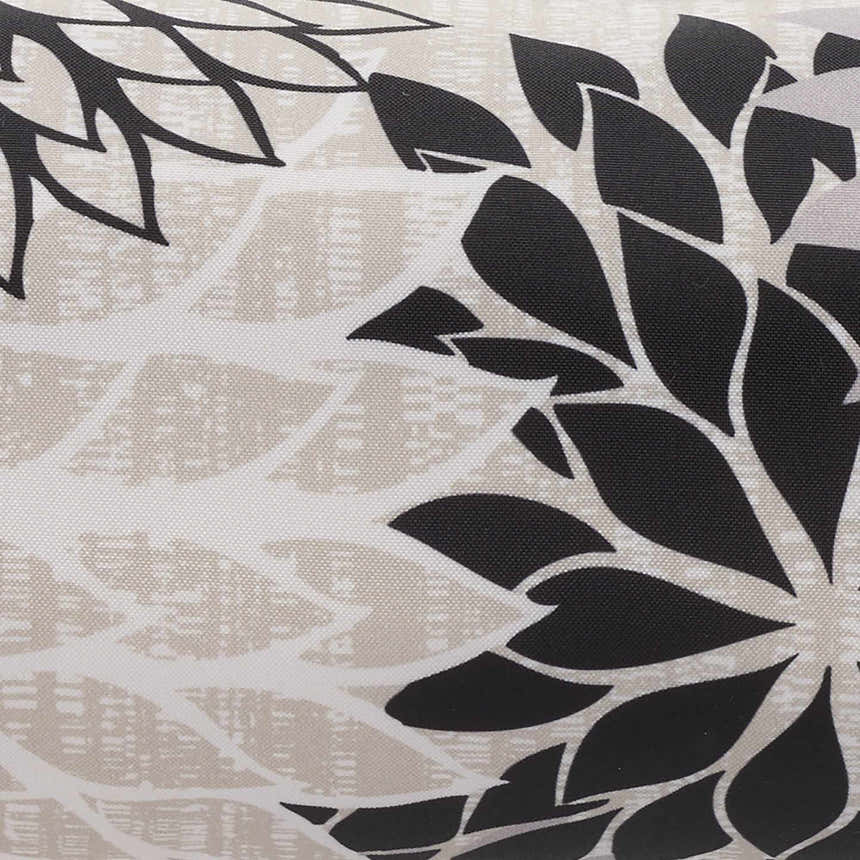 Mina Victory Aloha Indoor/Outdoor Black White Throw Pillow