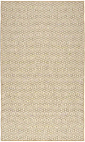 Close-up of the Nourison Courtyard Natural Modern Area Rug, featuring a subtle diamond pattern and woven texture.