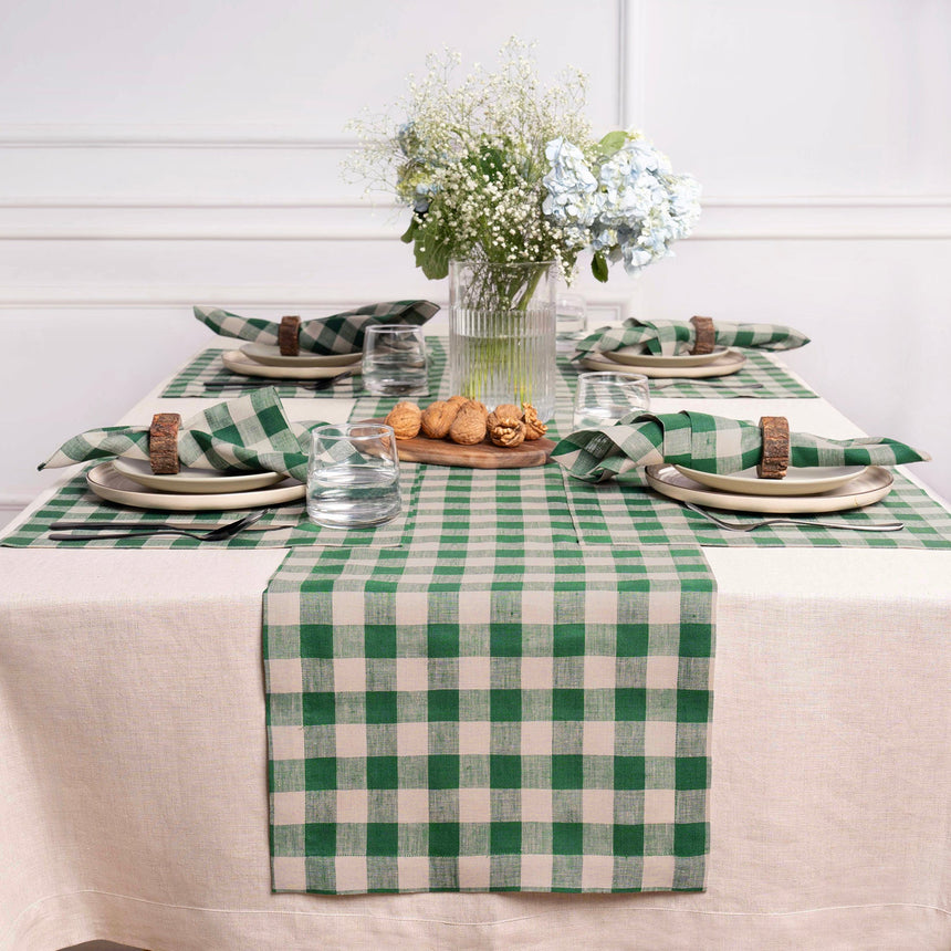 Morgan Check Table Runner - Sale