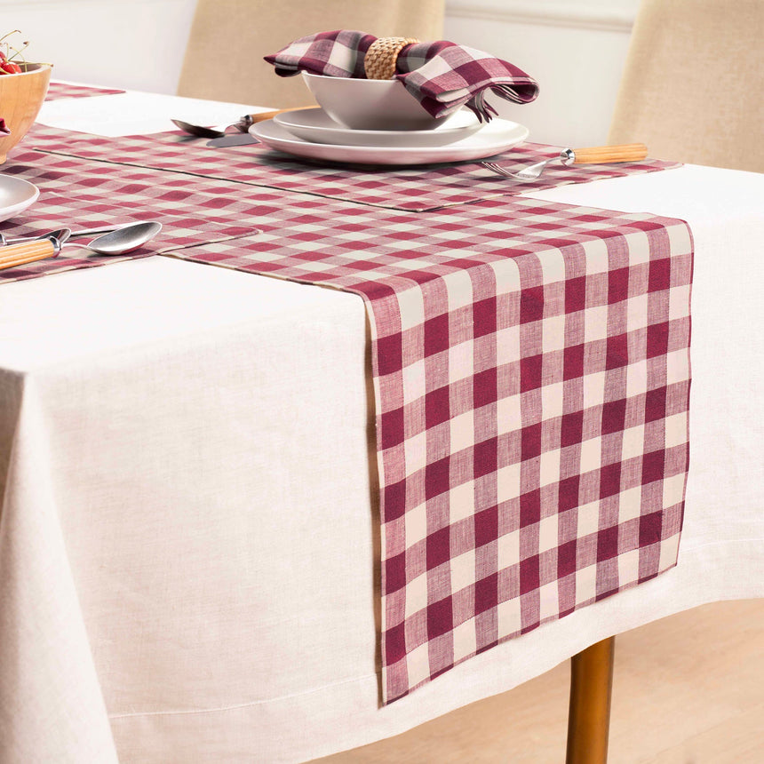 Morgan Check Table Runner - Sale