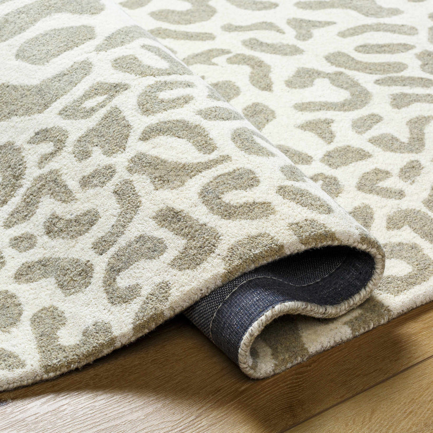Adaya Leopard Print Area Rug - Clearance