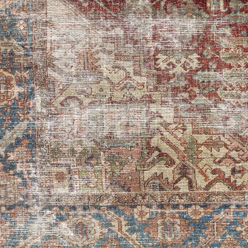 Sample Adtugan Vintage Flat Pile Washable Rug