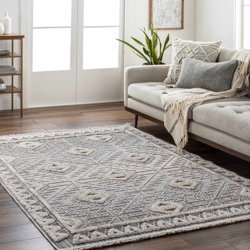 Agoo High-Low Pile Rustic Rug
