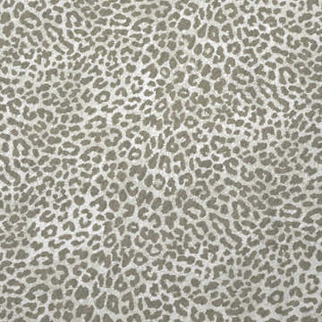 Close-up of Dalyn Machine Akina AK2 Stone Washable Area Rug; chestnut and ivory leopard print pattern.