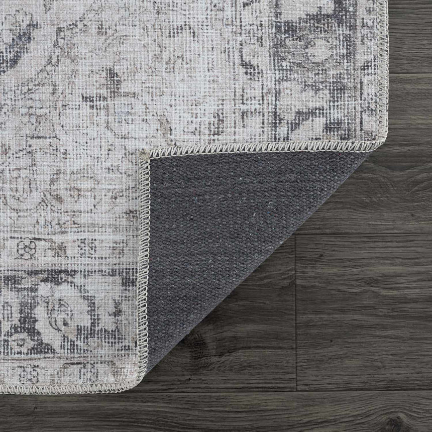 Haile Green & Pink Washable Area Rug