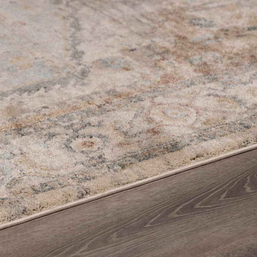 Vaeda Blue & Beige Thick Luxe Rug